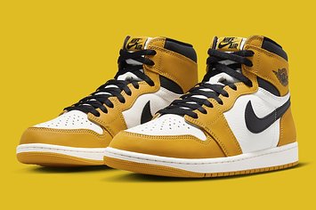 Air Jordan 1 High Yellow Ochre Release Date DZ5485-701 Pair